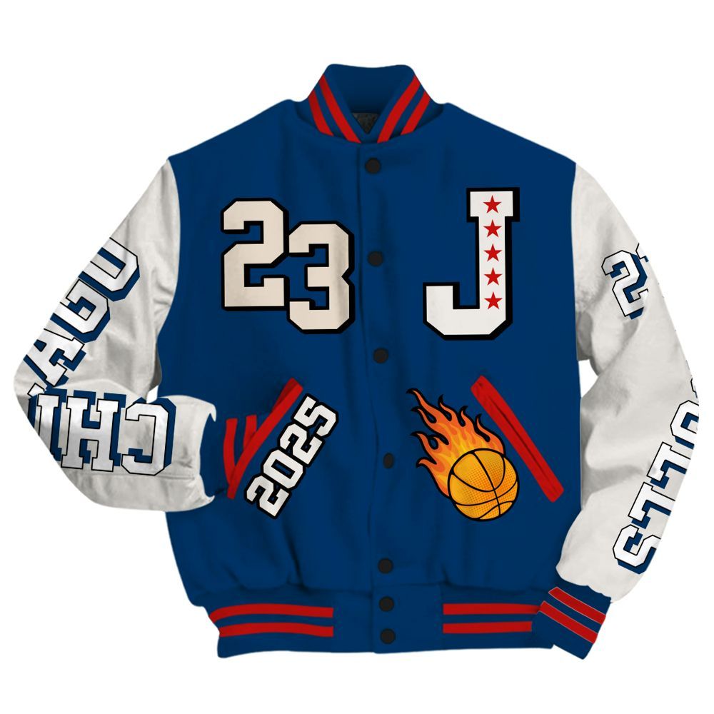 Varsity Jacket To Match Retro Rare Air 11s - Chicago 23 Basketball All Over Print