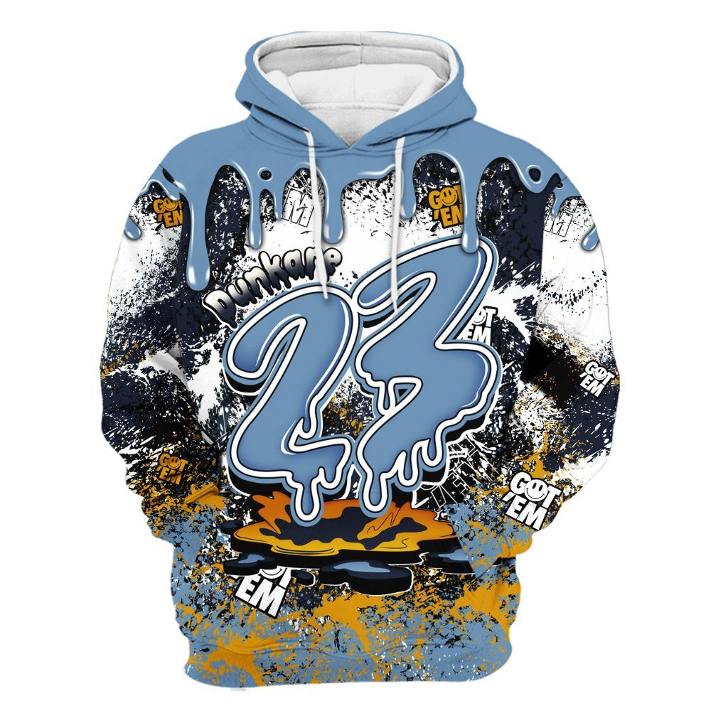 Hoodie To Match High OG First In Flight 1s - Dripping 23 Drip All Over Print