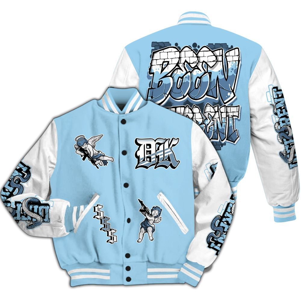 Varsity Jacket To Match Legend Blue 11s - To Different Graphic Basketball Varsity Jacket All Over Print