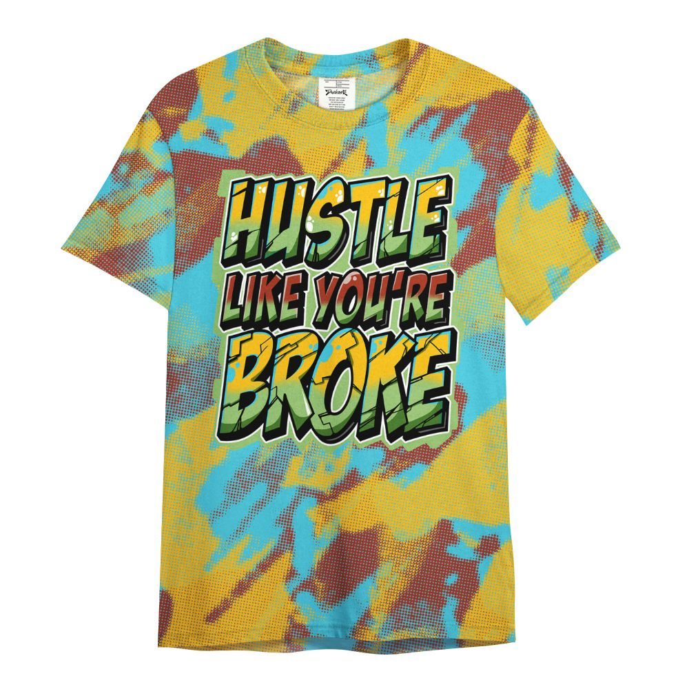 Shirt To Match SB Dunk Di'Orr Greenwood - Hustles Like Broke Abstract All Over Print