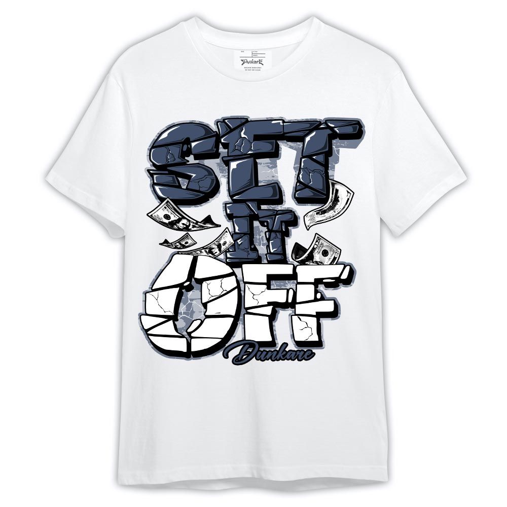 Shirt To Match Low Diffused Blue 11s - Graphic Set It Off Shirt Outfit
