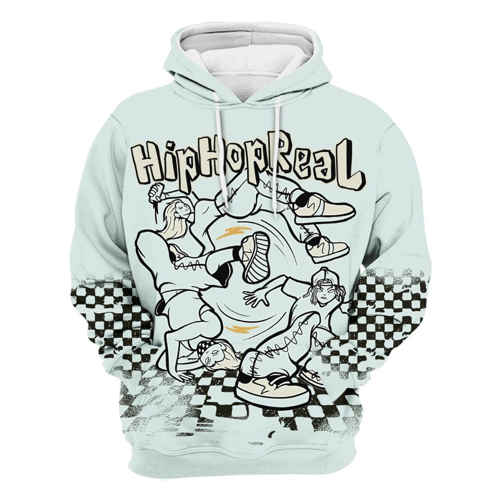 Hoodie To Match Pure Platinum 4s - Feel Life Street Style All Over Print