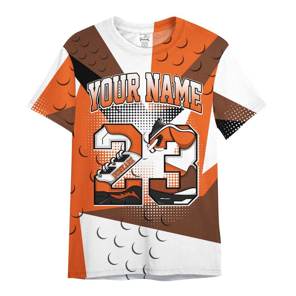 Shirt To Match High OG Starfish 1s - Poly Custom Name Number 23 5s All Over Print