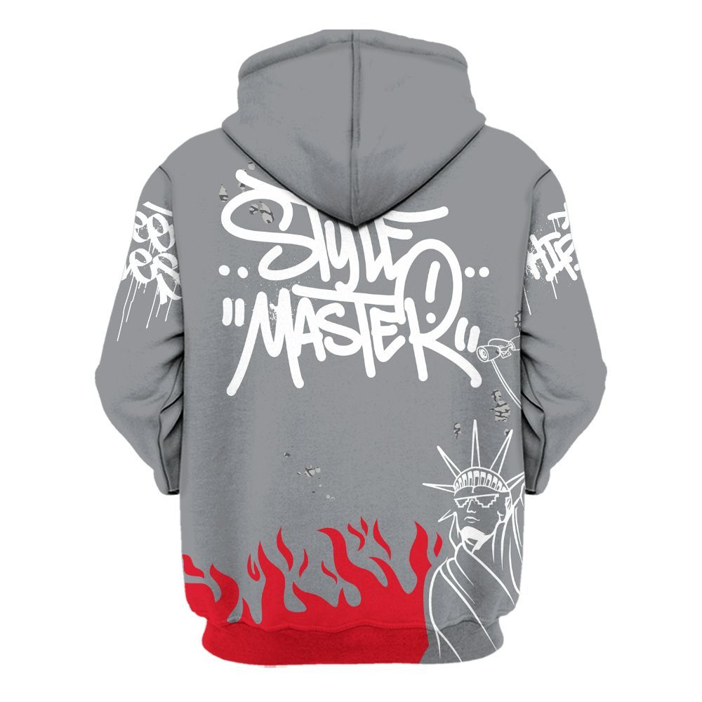 Hoodie To Match Black Cement 3s - Graphic Fck Around Find Out All Over Print