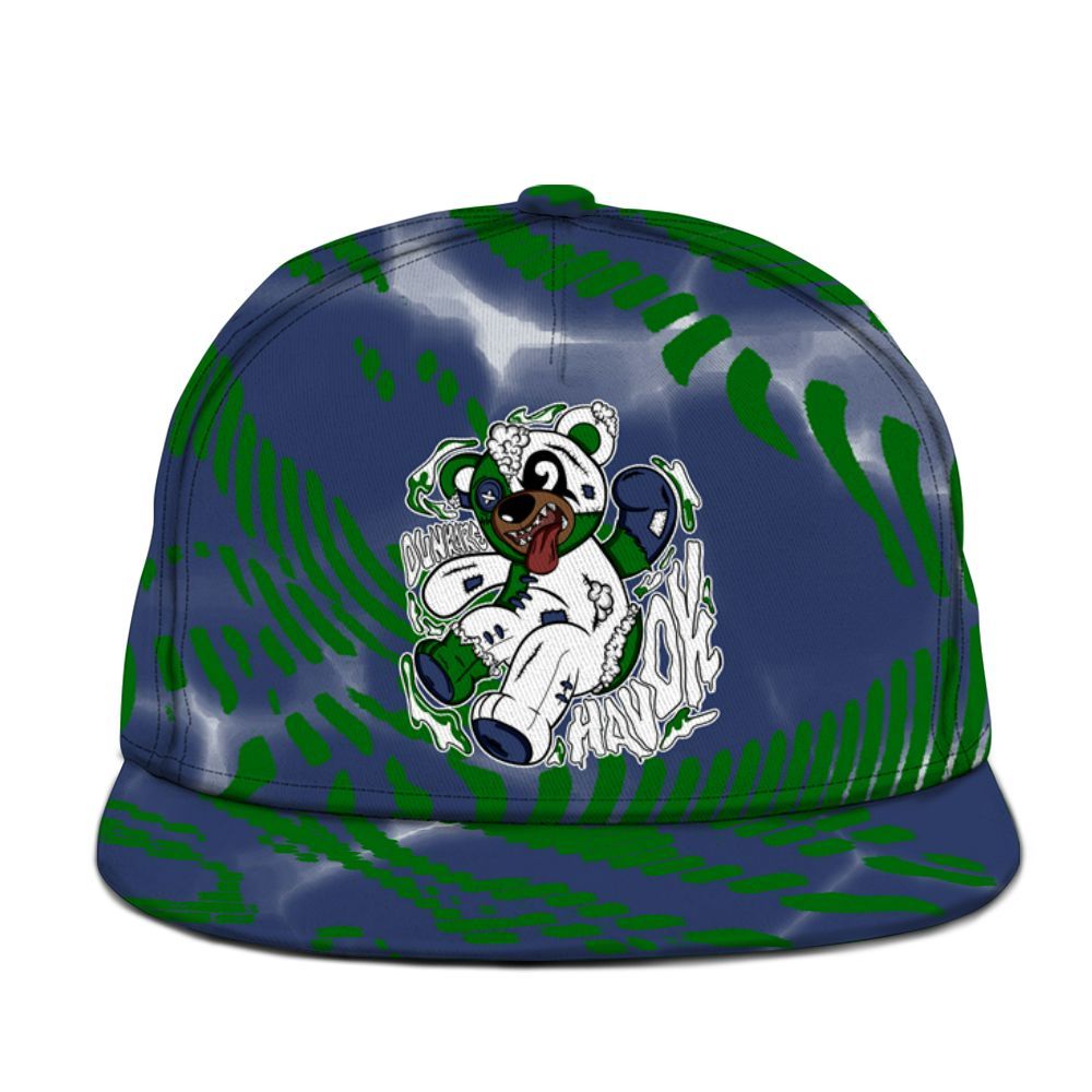 Snapback To Match Midnight Navy 13s - Havok Bear Graphic