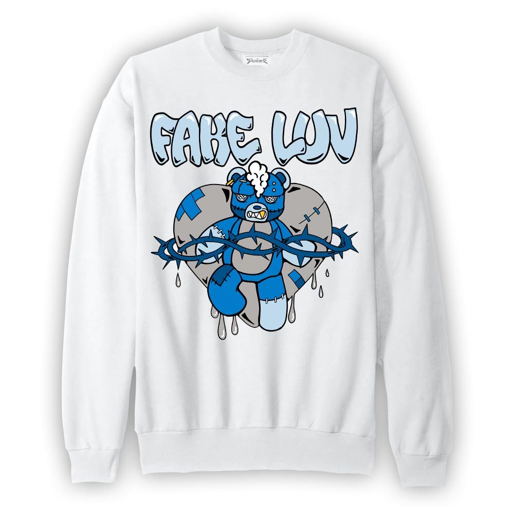Sweatshirt To match Industrial Blue 4s Sweatshirt - False Romance Hugz Graphic