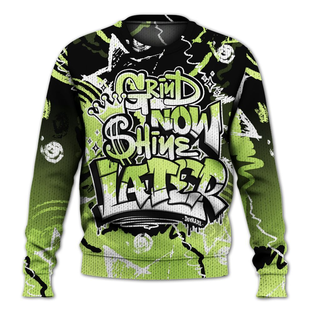 Knitted Sweater To Match Air Max SNDR Volt - Grind Shine Later Drip