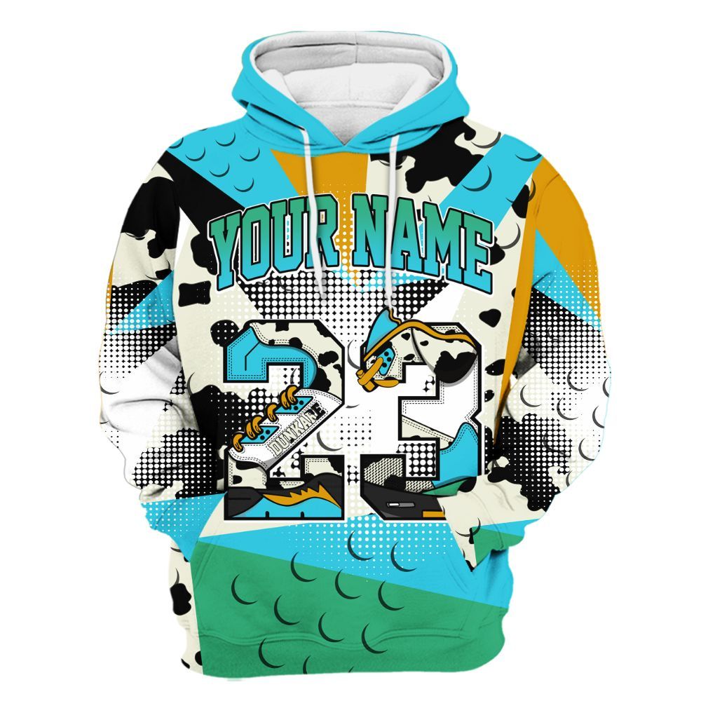 Hoodie To Match Dunk Chunky Dunky - Poly Custom Name Number 23 5s All Over Print