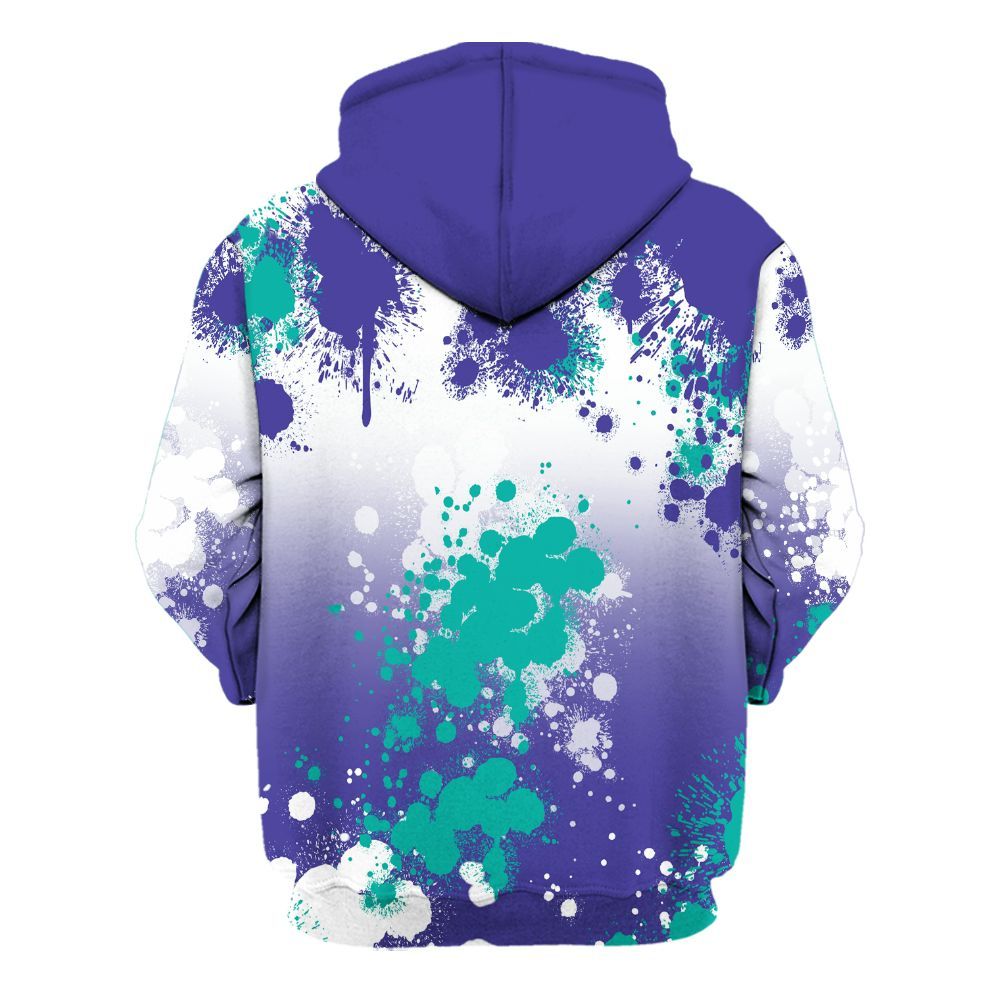 Hoodie To Match Retro Grape 5s - Trust No One Scary All Over Print