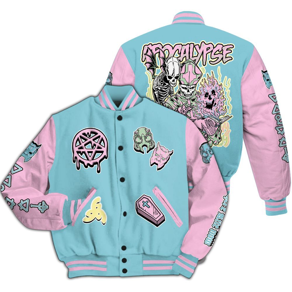 Varsity Jacket To Match SB Dunk Low Visty - Apocalypse Skeleton All Over Print