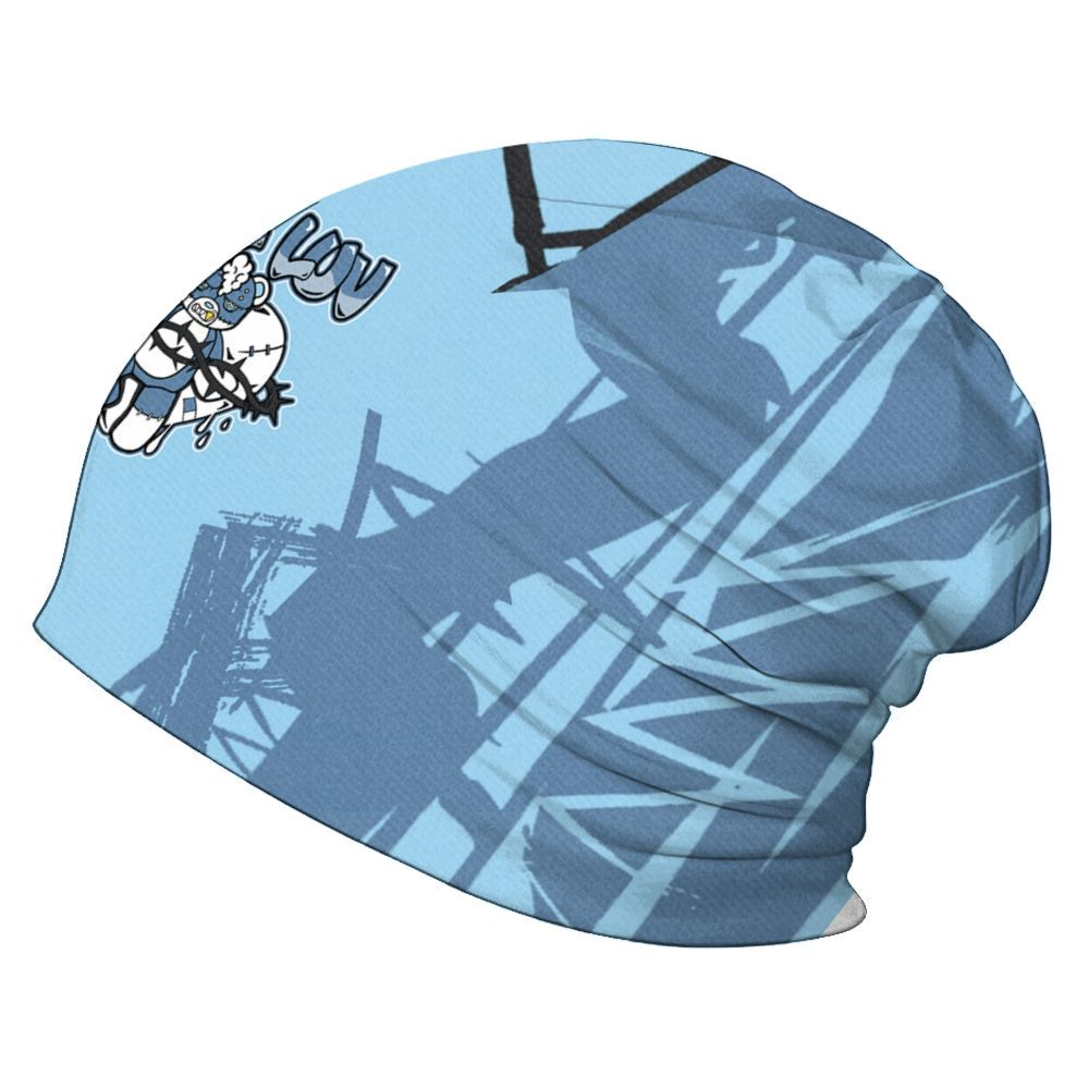 Beanie Hat To Match Legend Blue 11s - False Romance Hugz Messyz Graphic