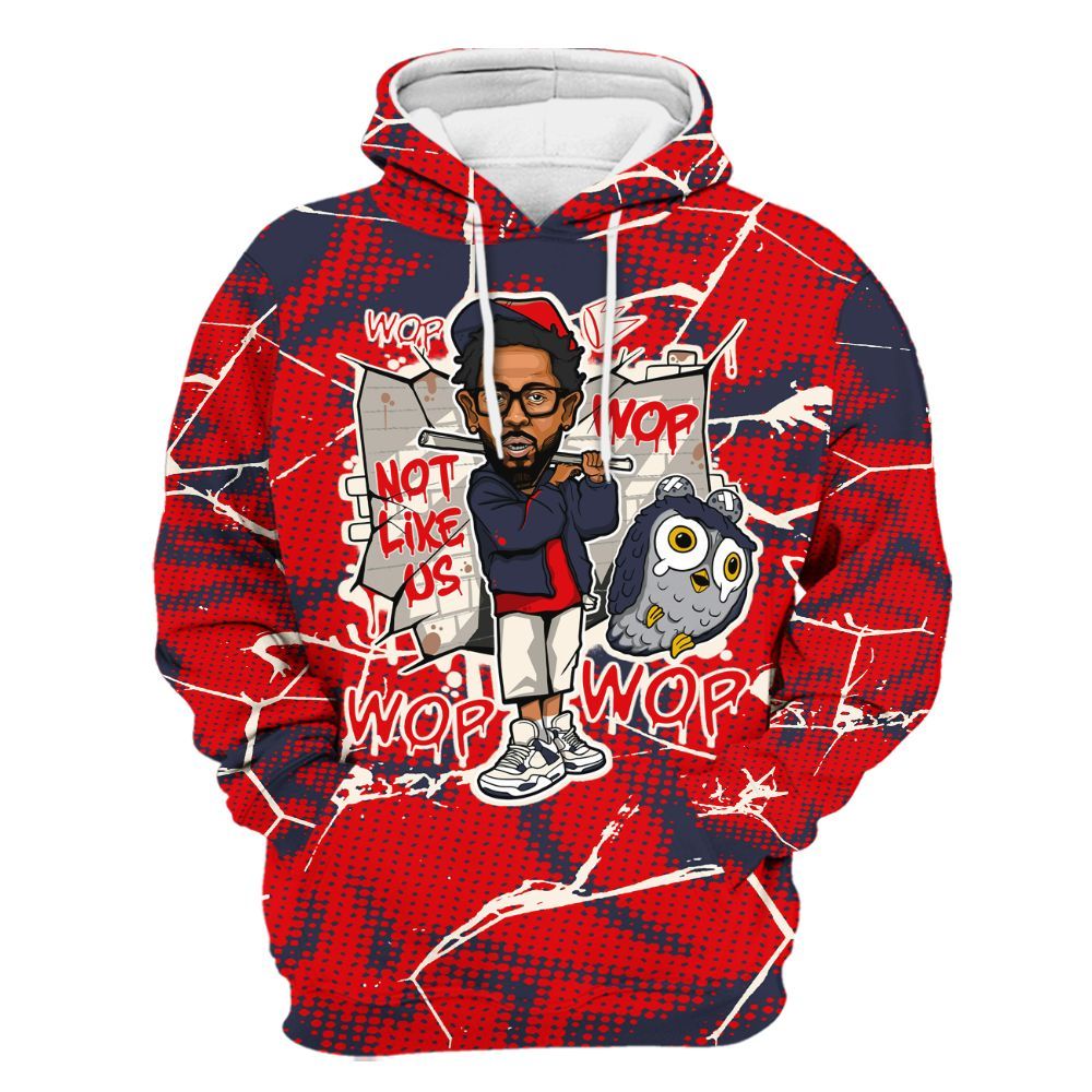 Hoodie To Match Low OG Howard University 1s - None Like ComptonCity Graphic Crack All Over Print