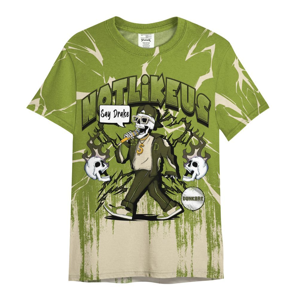 Shirt To Match SB Dunk Low Asparagus - Don't Like Us All Over Print