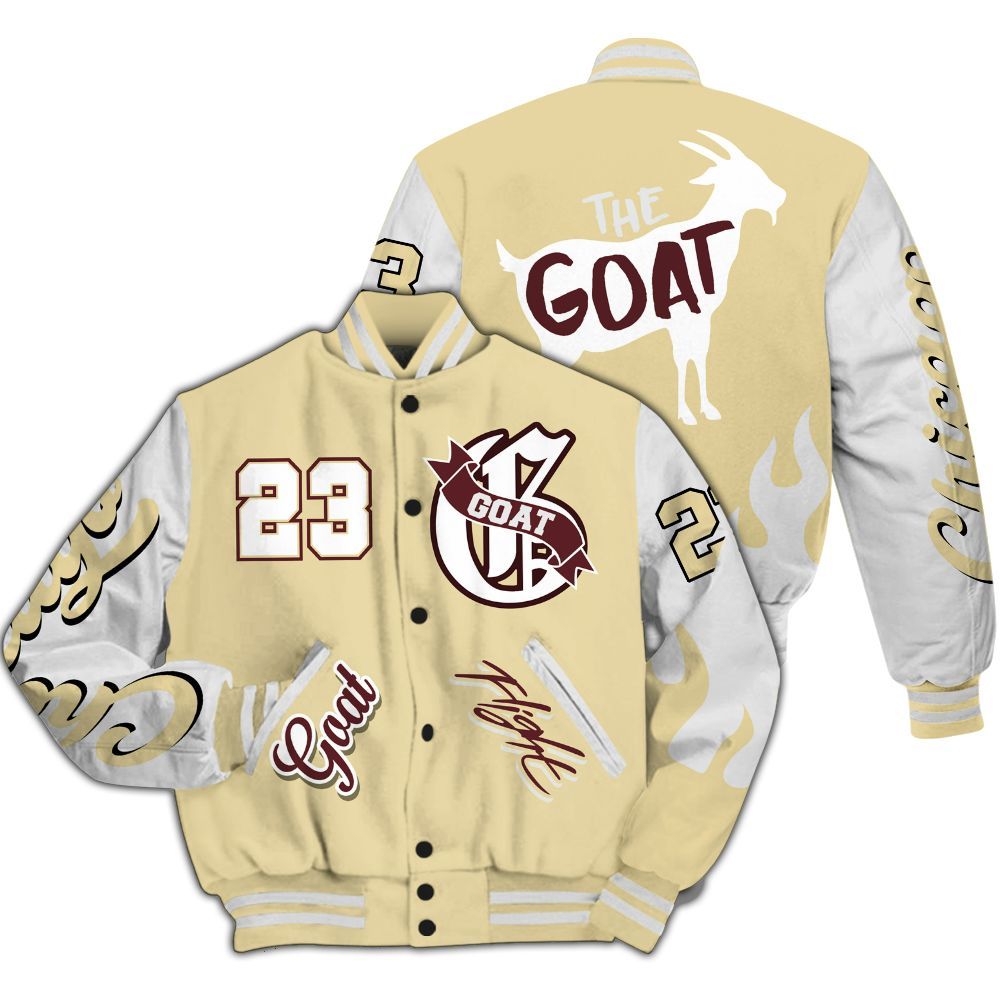 Varsity Jacket To Match Women Phantom 12s - The G.O.A.T Flight Streetwear All Over Print