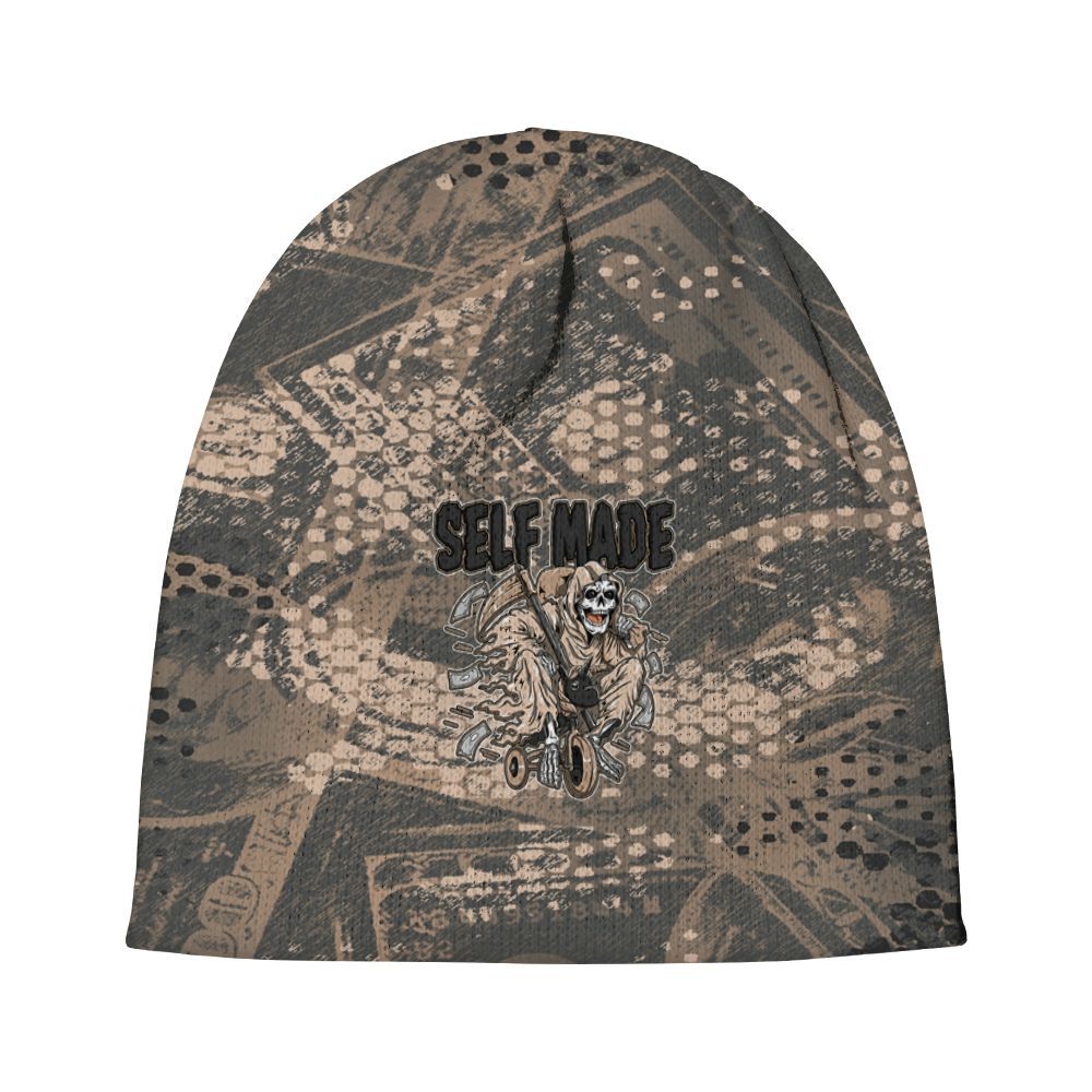 Beanie Hat To Match Kobe 9 EM Mamba - Self Make Skeleton Banknotes Art Graphic