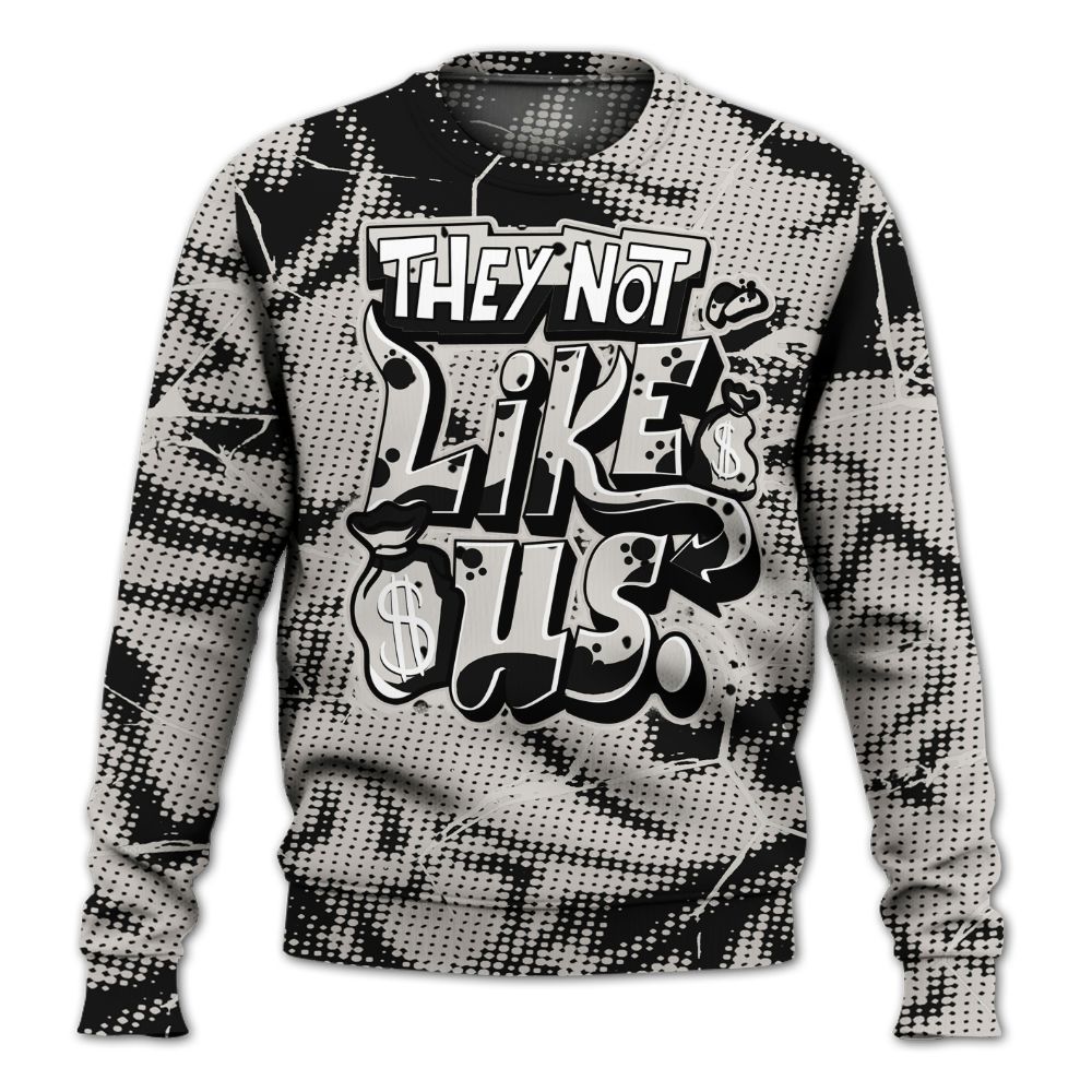Sweatshirt To Match The Classic 40s - Dislike Us Crack All Over Print