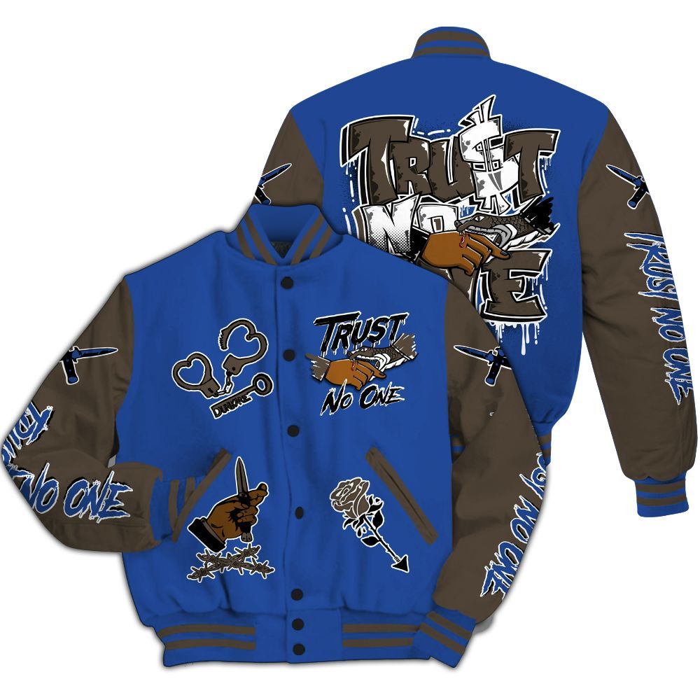 Varsity Jacket To Match Palermo GS League - Trust No One Dripping All Over Print