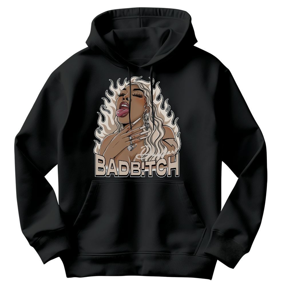 Sweatshirt To Match Untouchable And Moments Cream - Bad B!tch Graphic