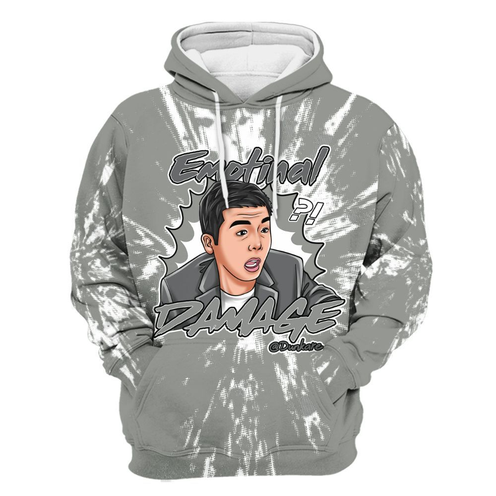 Hoodie To Match Paris Cement Grey 4s - Damaged Meme Shirt Unisex Outfit All Over Print