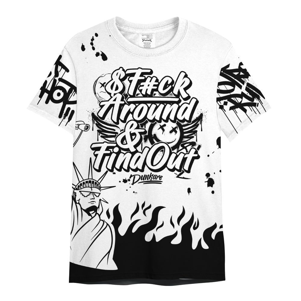 Shirt To Match Kobe 9 EM Protro Halo - Graphic Fck Around Find Out All Over Print