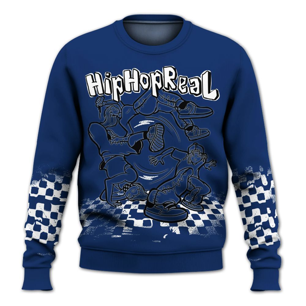 Sweatshirt To Match High OG Deep Royal Blue 1s - Feel Life Street Style All Over Print