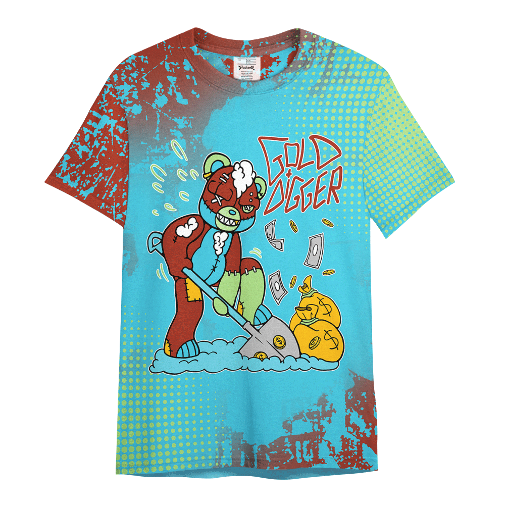 Shirt To Match SB Dunk Di'Orr Greenwood - Goal Digger Glitch Dot Shirt Unisex