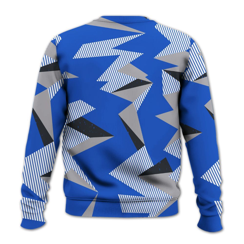 Sweatshirt To Match Retro Stealth 5s - Geometric Camouflage Pattern All Over Print