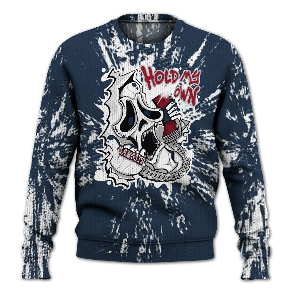 Knitted Sweater To Match Retro Olympic 6s - Hold My Own Graphic Halloween