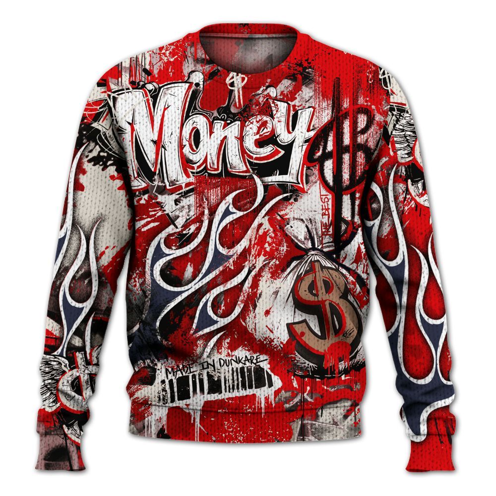 Knitted Sweater To Match Low OG Howard University 1s - The Best Money