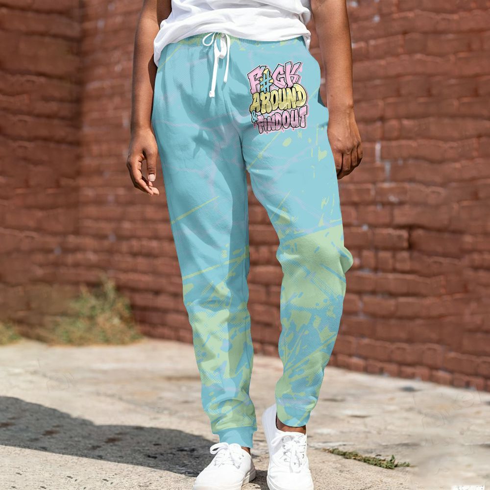 Sweatpant To Match SB Dunk Low Visty - F Around Find Out Graphic Profound All Over Print