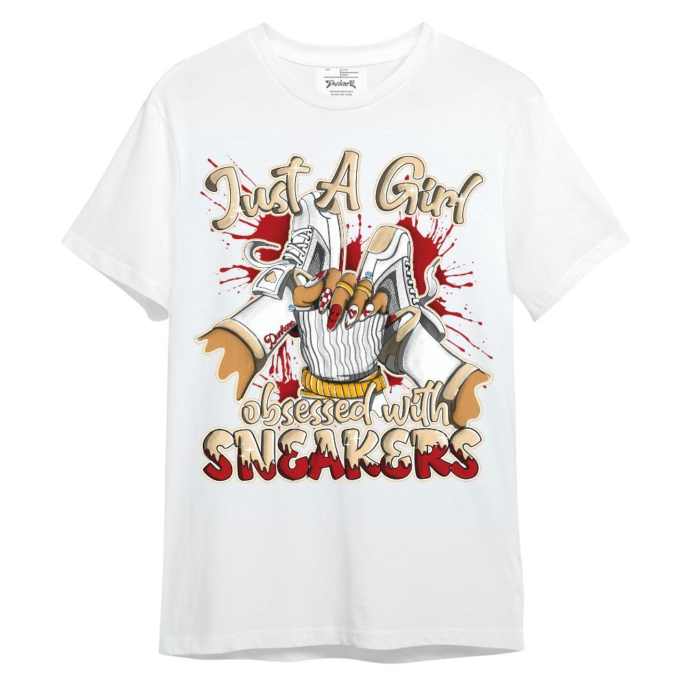 Shirt To Match Dunk Low Strawberry Waffle - Just A Girl Sneakers Unisex Shirt