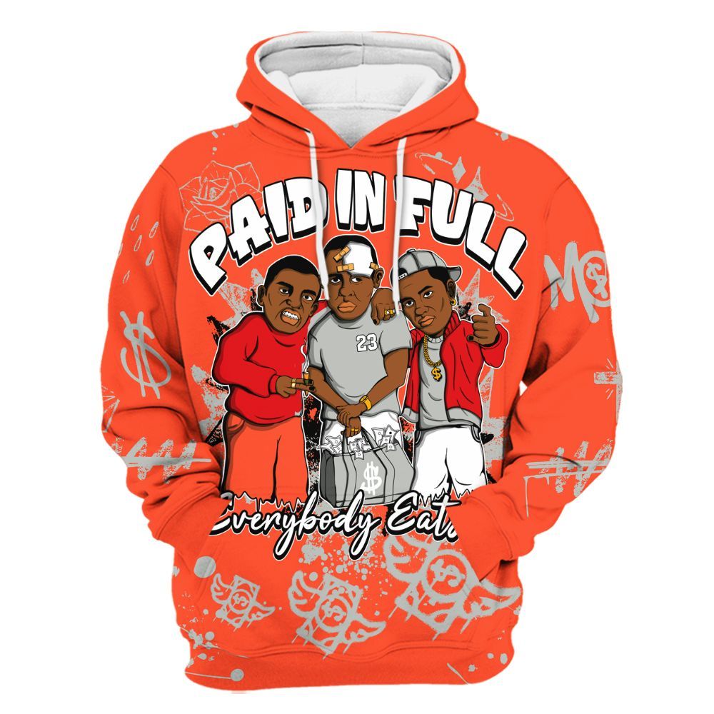 Hoodie To Match Air Max 1 86 Cosmic Clay - Everybody Paid In Full Crayon All Over Print