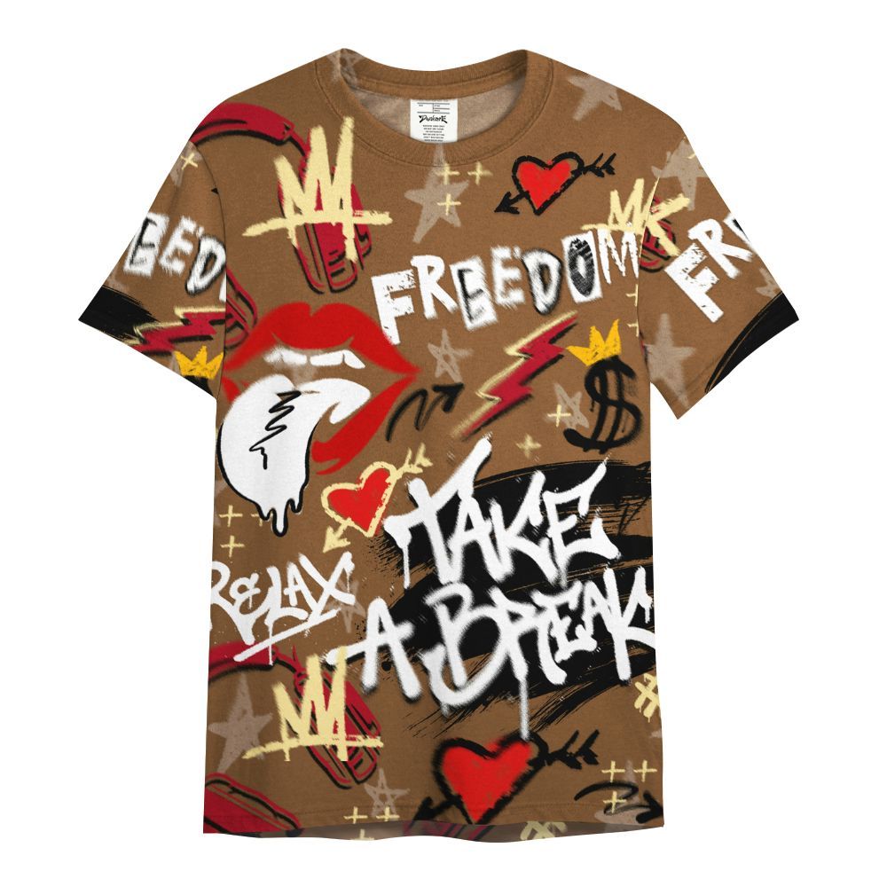 Shirt To Match Air Max 90 Escape - Take Break Freedom Graffiti Streetwear All Over Print