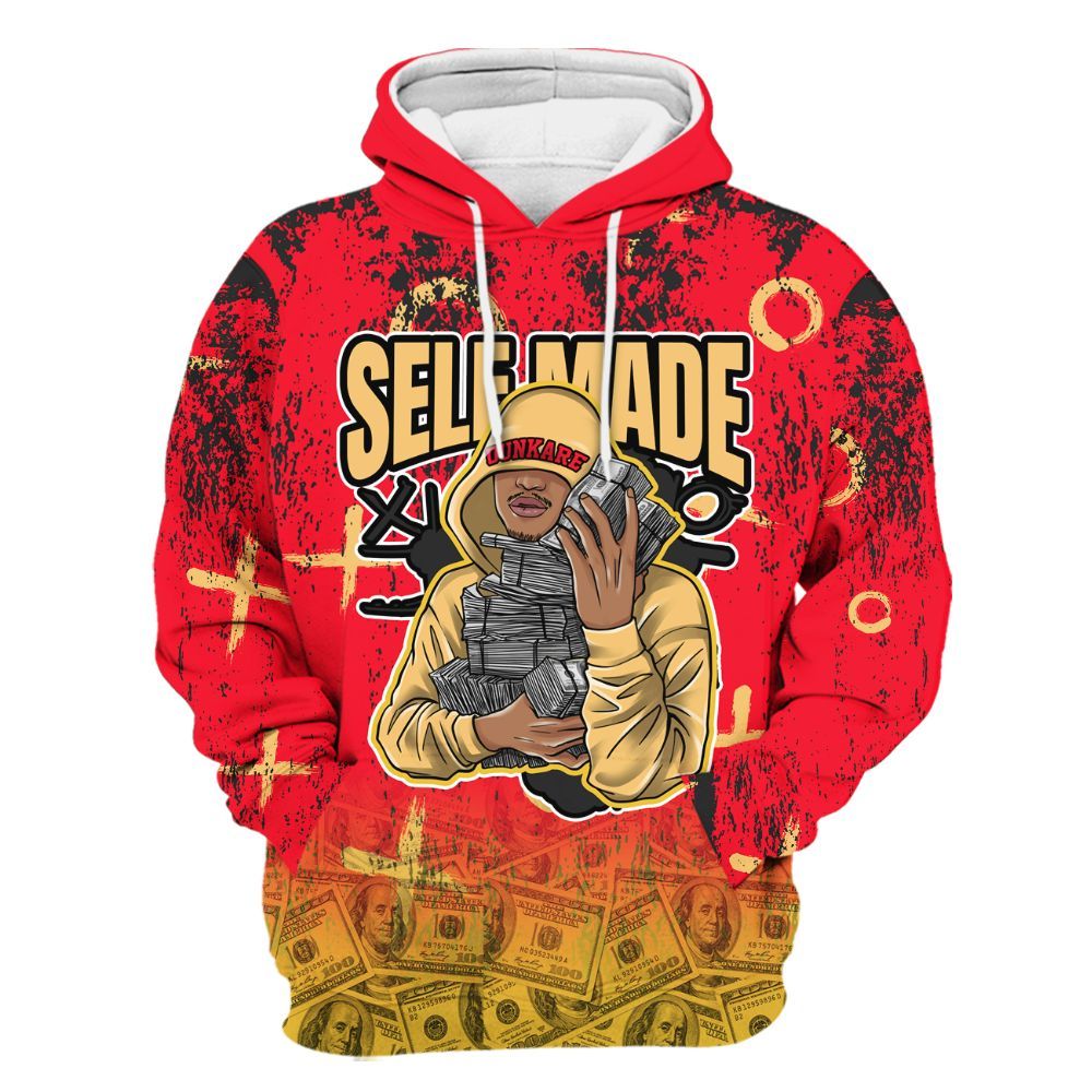 Hoodie To Match KD 18 Air Bakin - Selfmade Unique Grunge All Over Print