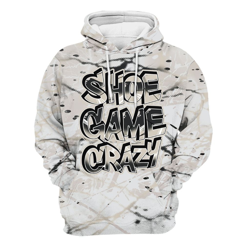 Hoodie To Match Retro Reverse Metallic 5s - Shoe Game Crazy Graphic All Over Print
