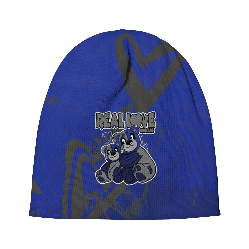 Beanie Hat To Match Air Max Plus Black Racer Blue - Sincere Fondness Bear Graphic