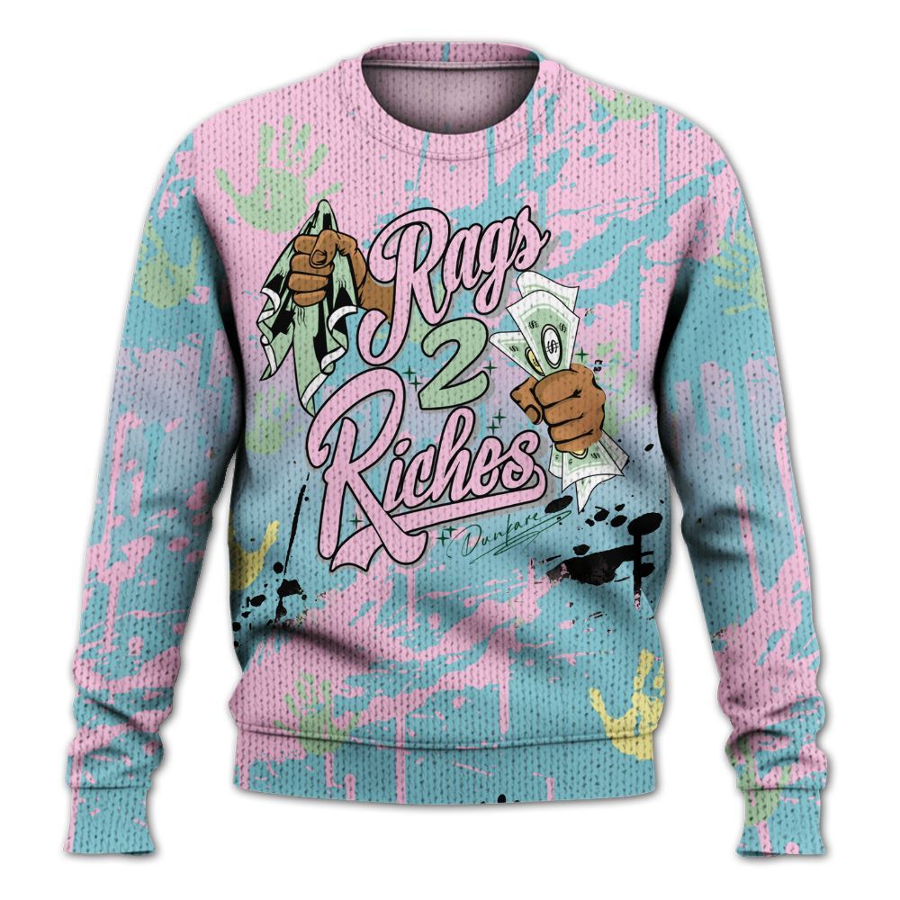 Knitted Sweater To Match SB Dunk Low Visty - Rag 2 Riches