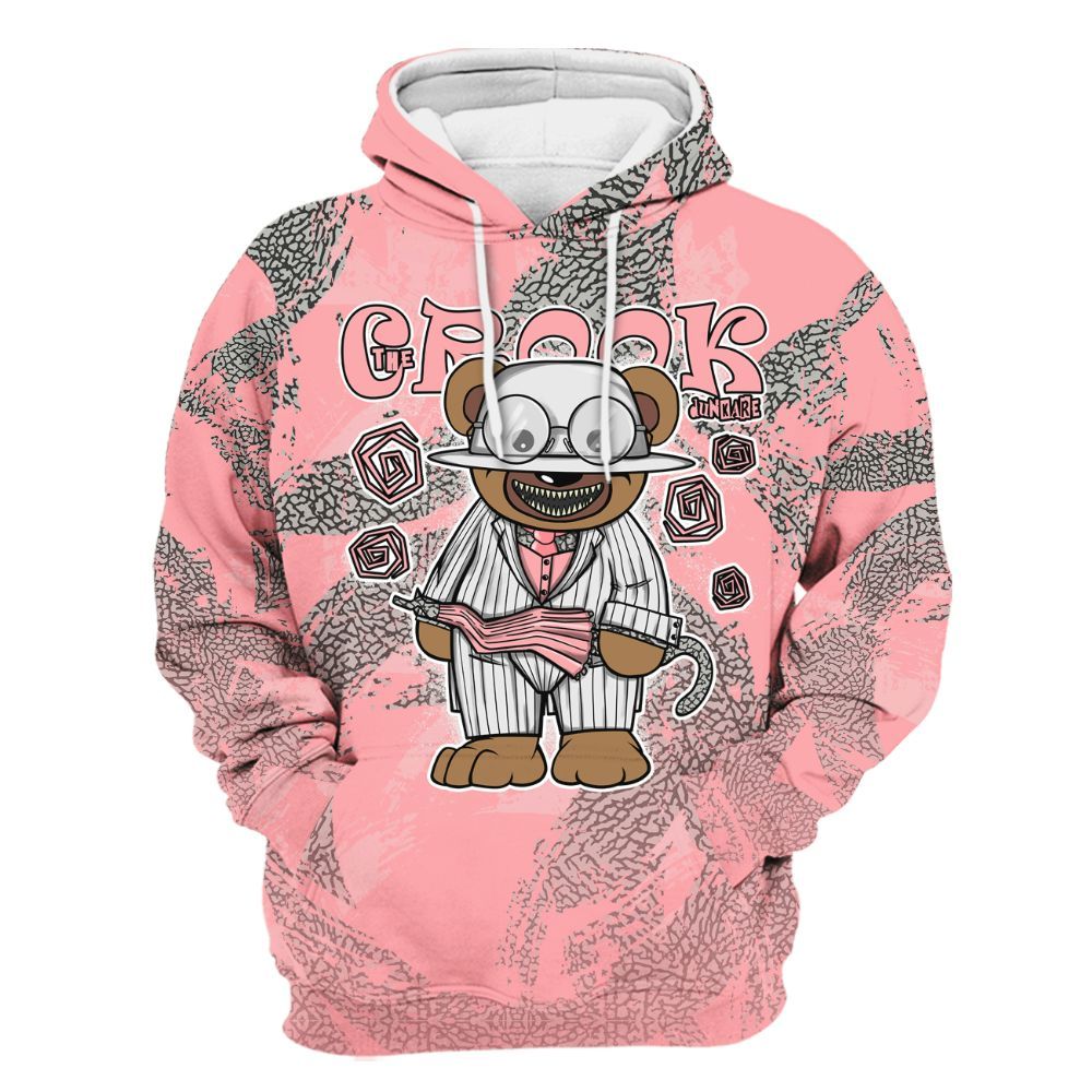 Hoodie To Match Retro Wings 3s - Swindler Bear Circle Slpash All Over Print