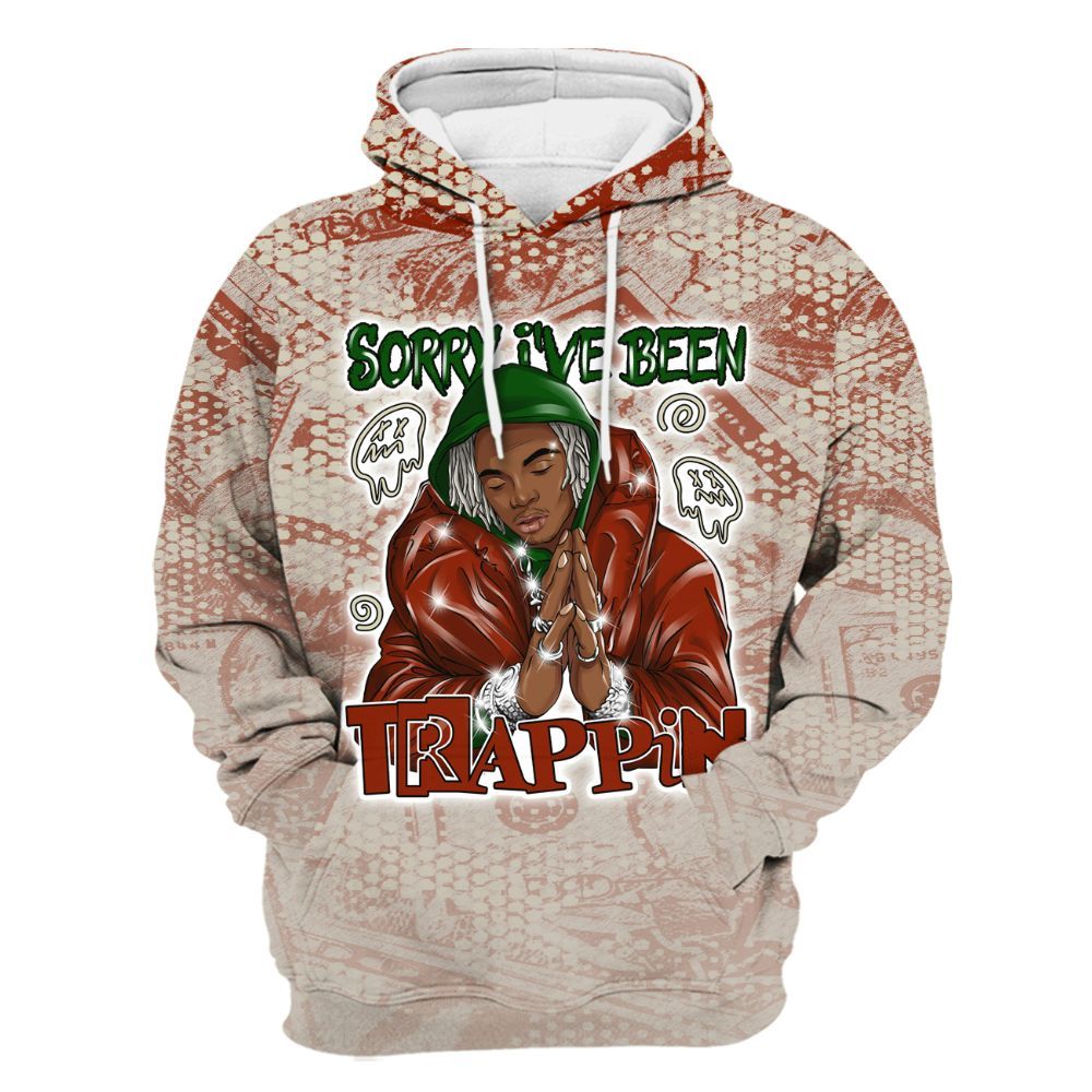 Hoodie To Match El Grito 5s - Trappin' Banknote All Over Print