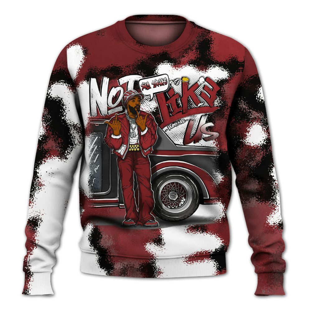 Sweatshirt To Match Alternate Flu Game 12s - They Dislike Us All Over Print