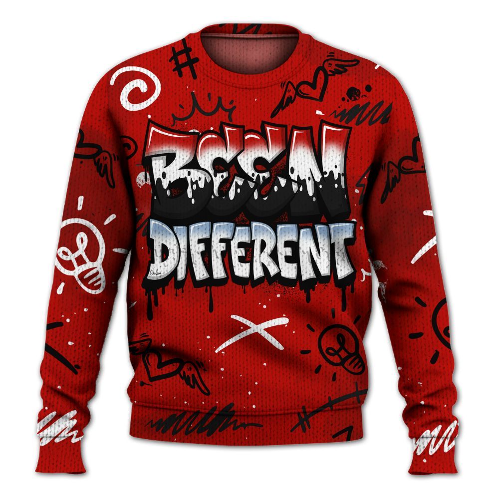 Sweater To Match Retro Fire Red 6s - Drip Been Di2ferent Graphic