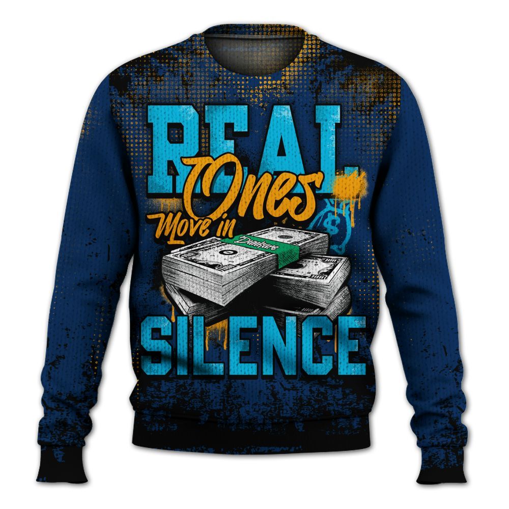 Knitted Sweater To Match Dunk Low GS Electric Algae - Move In Silence Money Street Retro