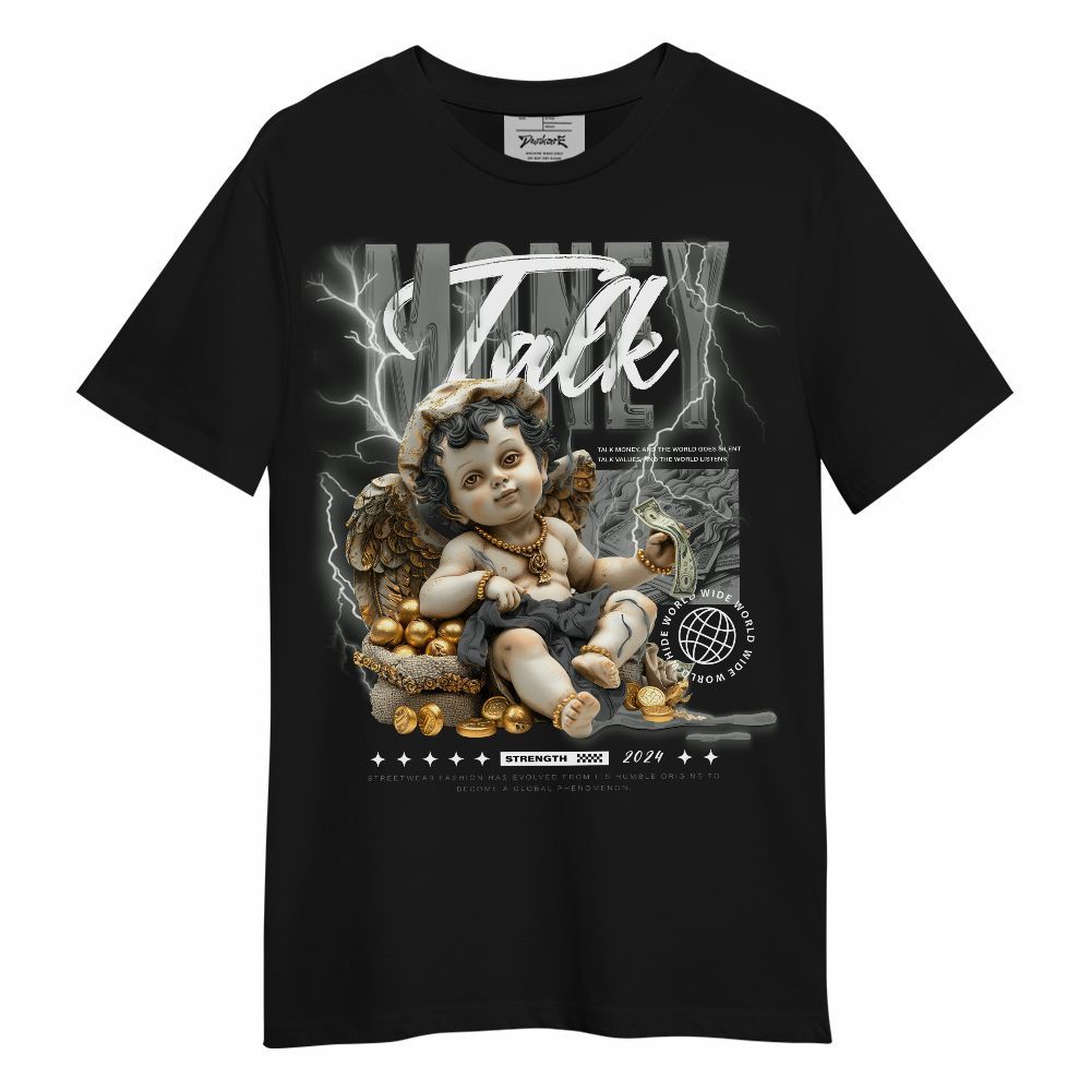 Shirt To Match Paris Olympics 4s - Money Talk Angel Unisex Shirt