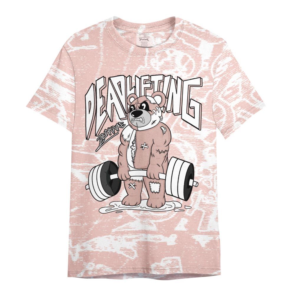 Shirt To Match Legend Pink 11s - Deadlifting Bear Avant-garde Shirt Unisex