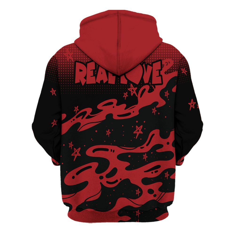 Hoodie To Match Alternate Flu Game 12s Shirt - Sincere Fondness Bear Stars All Over Print