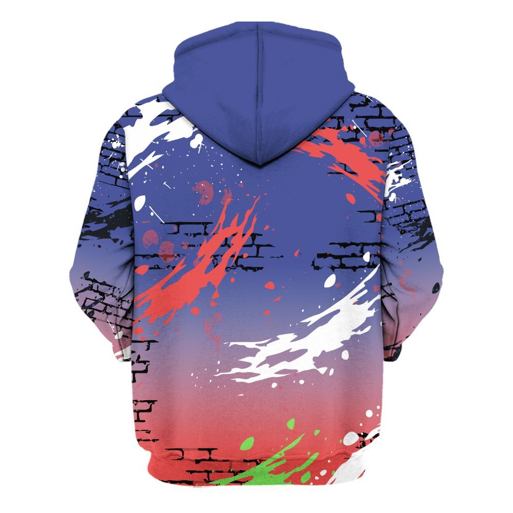 Hoodie To Match KD 4 Nerf - Values Of Loyalty Drip All Over Print