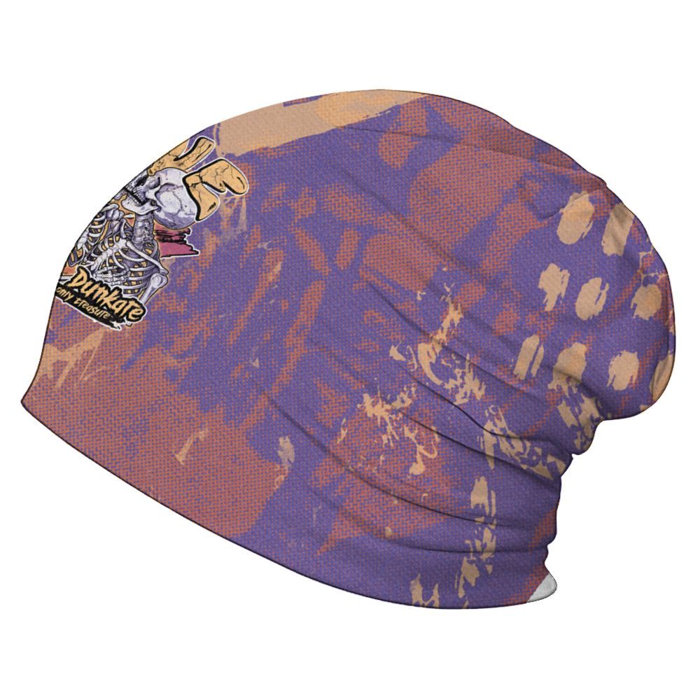 Dunkare Book Sunset 1s Hat - Skull Love Beanie Hat