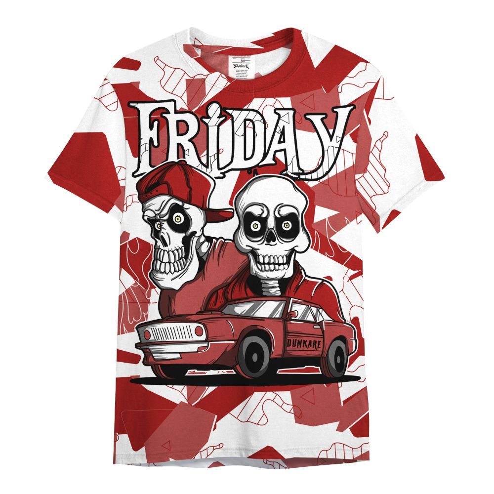 Shirt To Match Red Taxi 12s - Friday Funny Retro Red Taxi 12s Outfit All Over Print