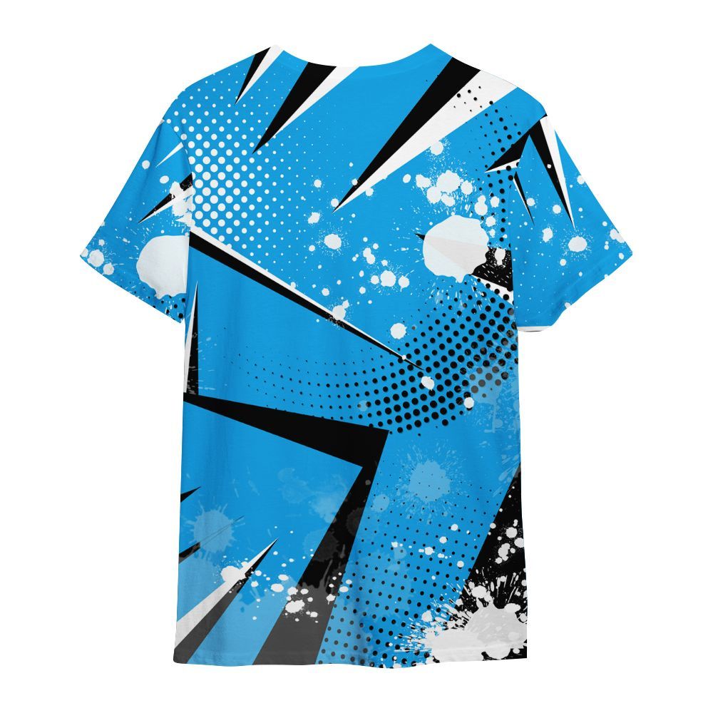 Shirt To Match Black University Blue 2022 13s - Poly Trust No One Dripping All Over Print