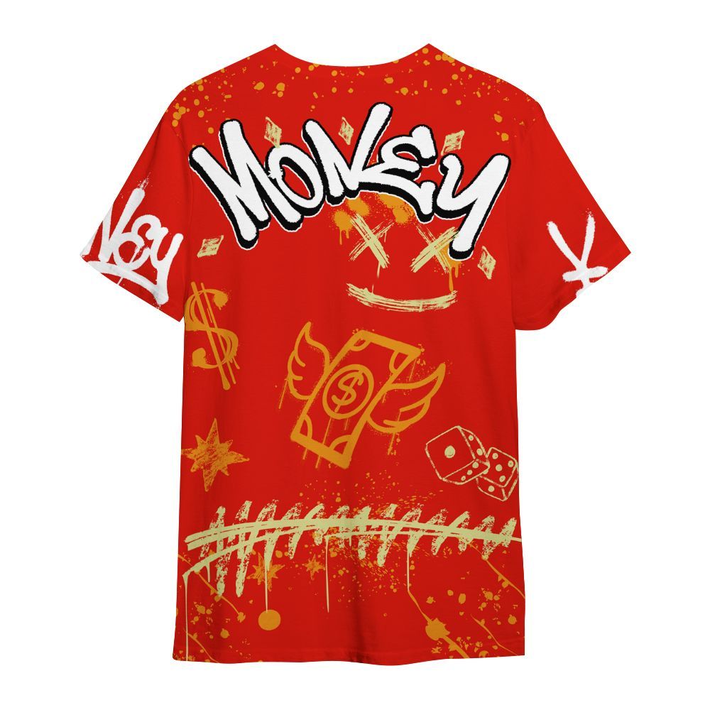 Shirt To Match Retro Sunset 2026 5s - Everybody Paid In Full Crayon All Over Print